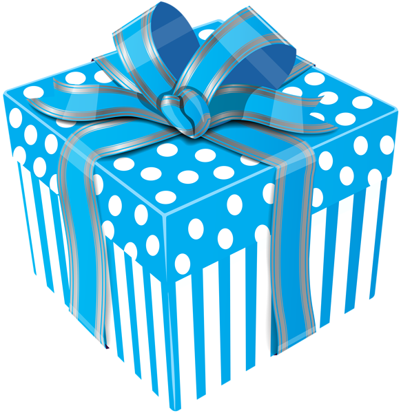 gift clipart blue gift