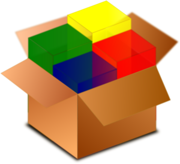 clipart box toy
