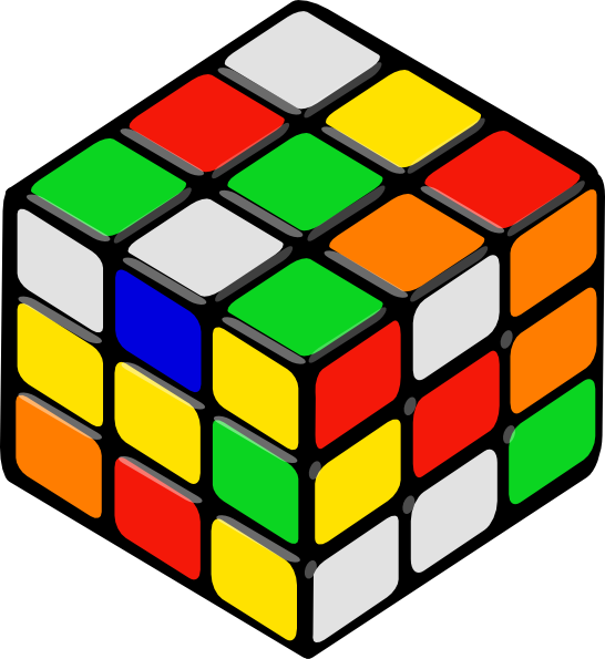 Cube clipart animated. Rubik s random clip