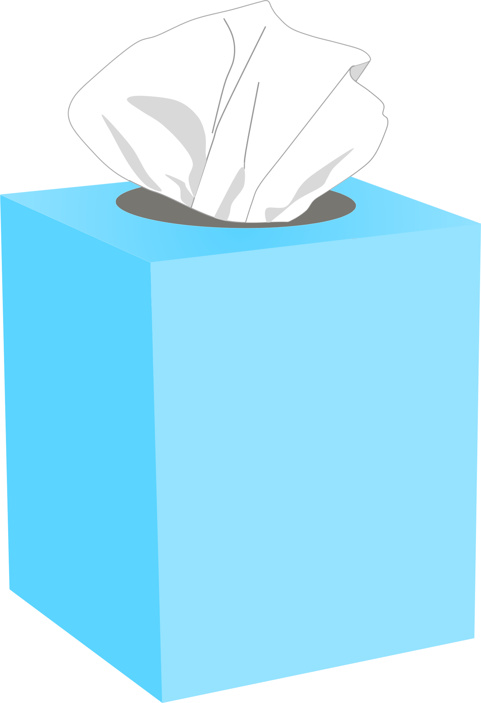 Of tissues big image. Clipart box transparent