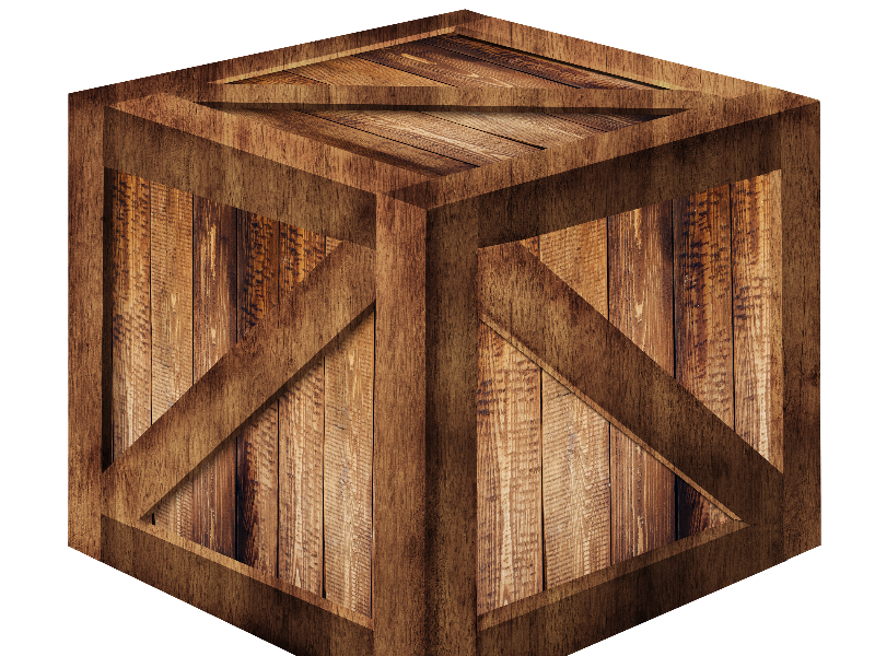 clipart box wood box