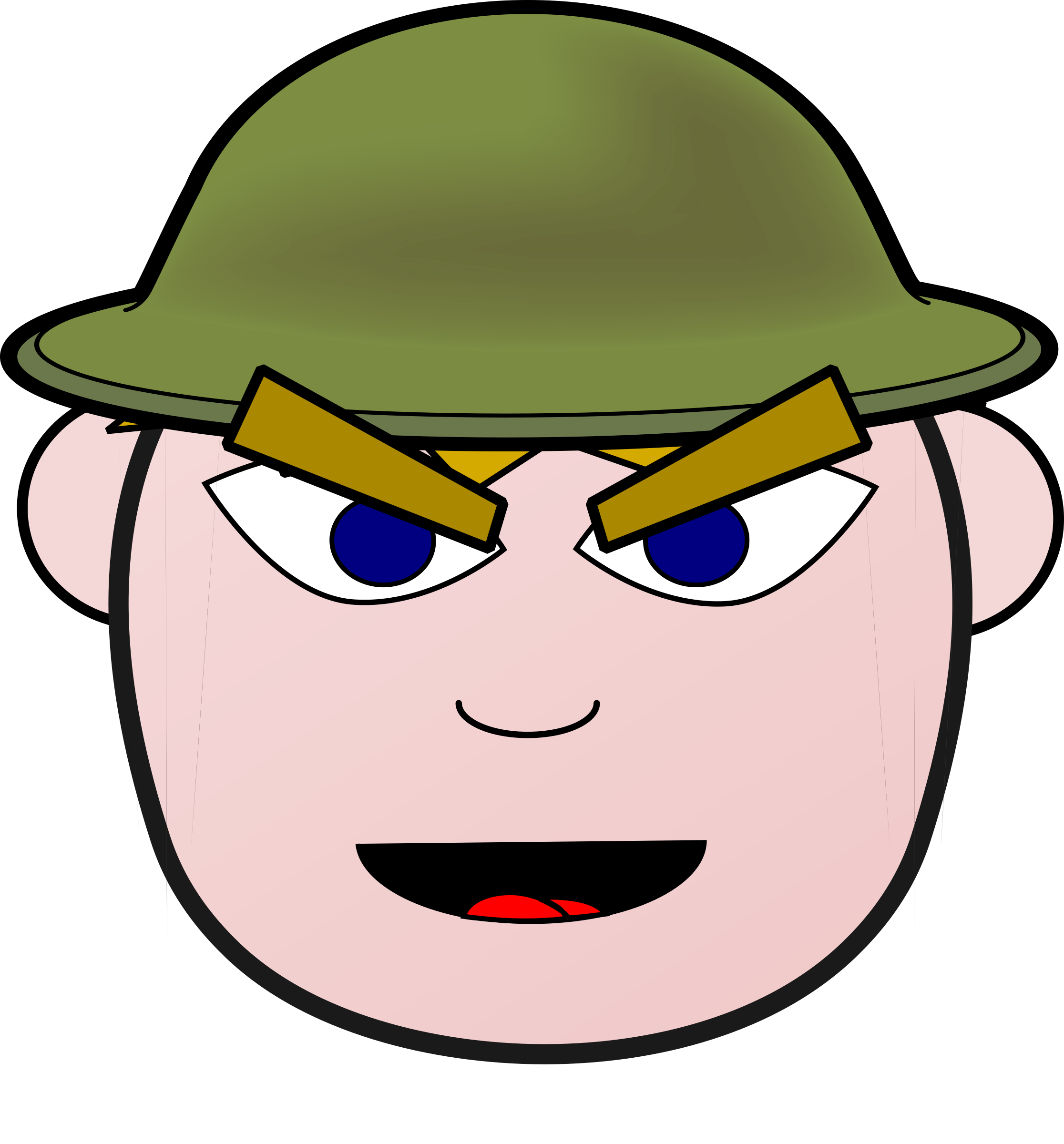 happy clipart soldier