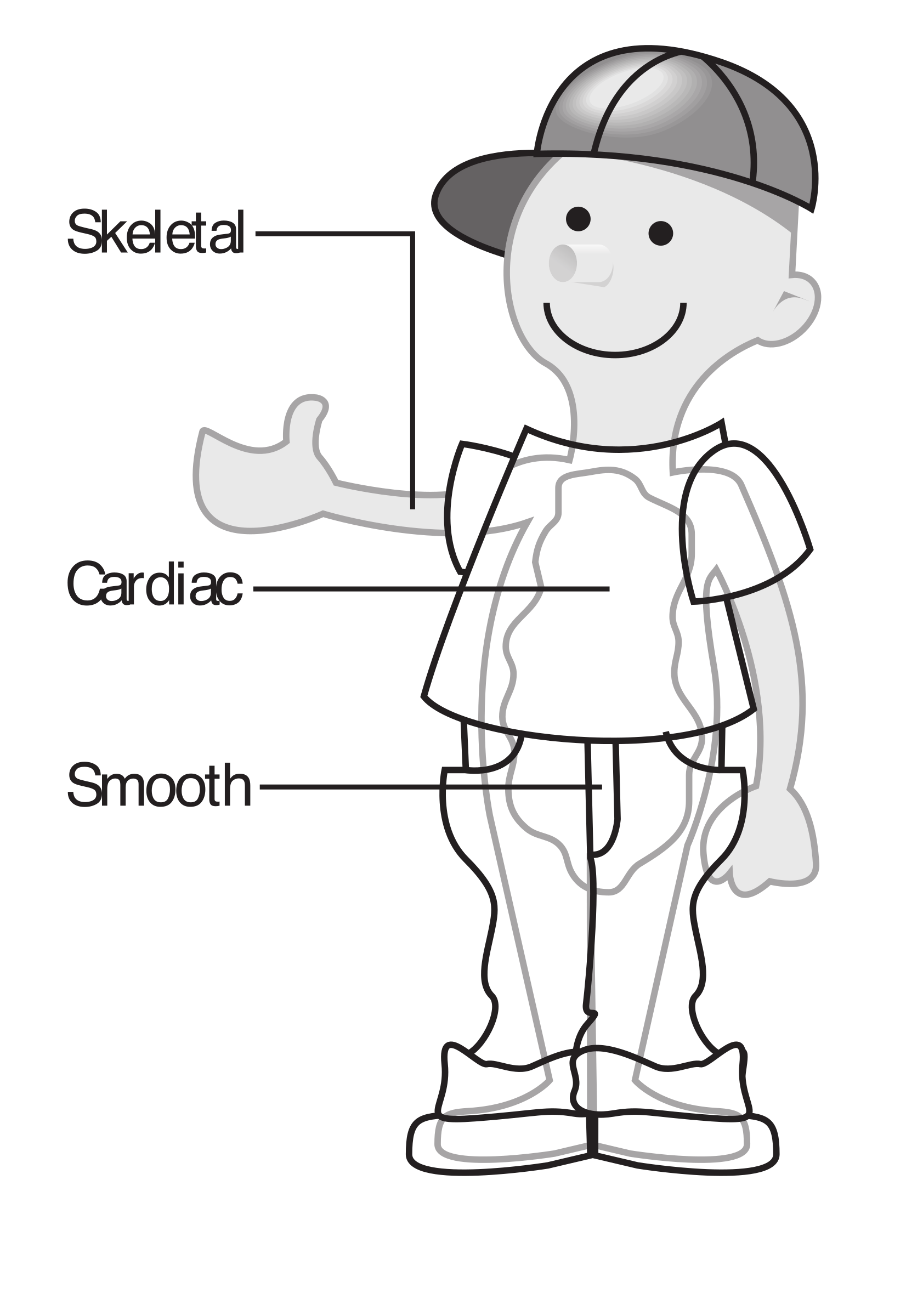 clipart boy body