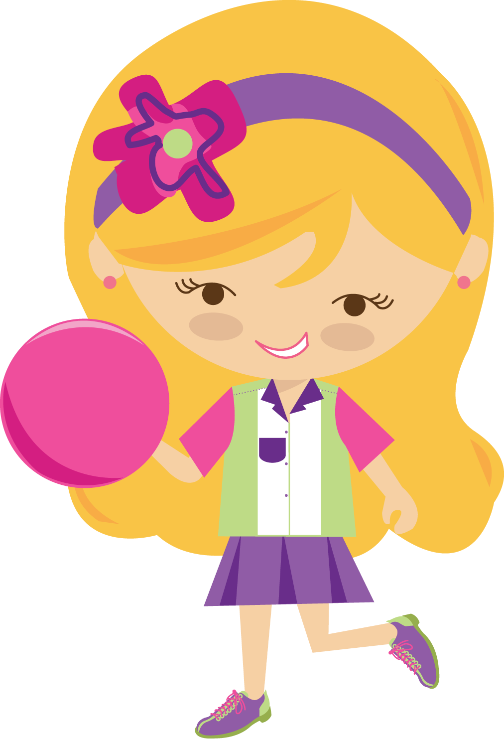 number 2 clipart girly