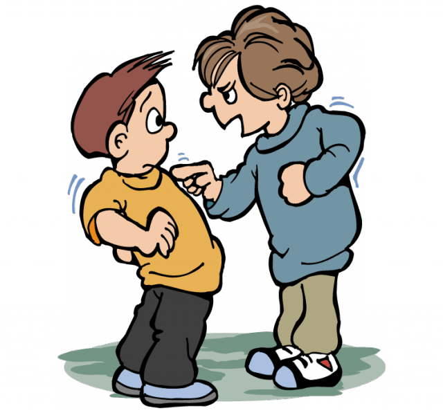 Clipart child harassment.  collection of bully