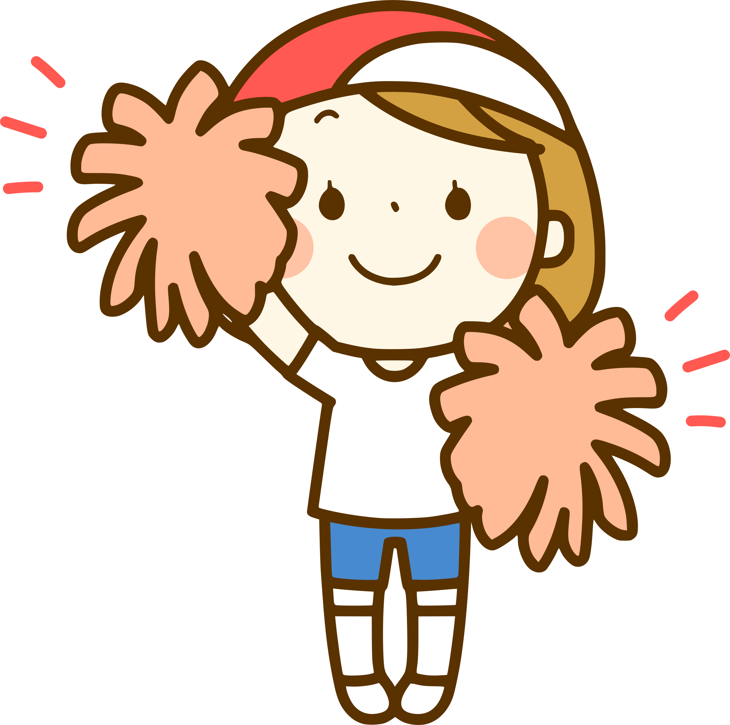 Big image png. Clipart boy cheerleader