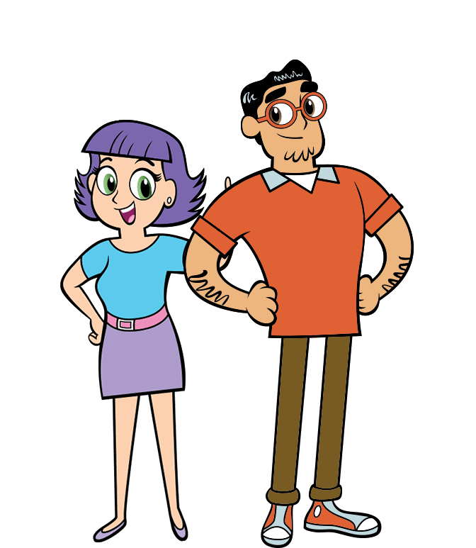 People png and dad. Mom clipart character