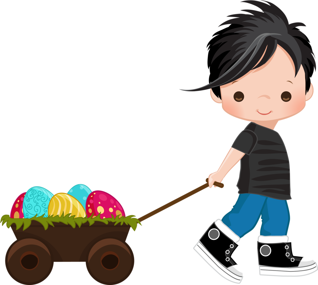 clipart boy easter