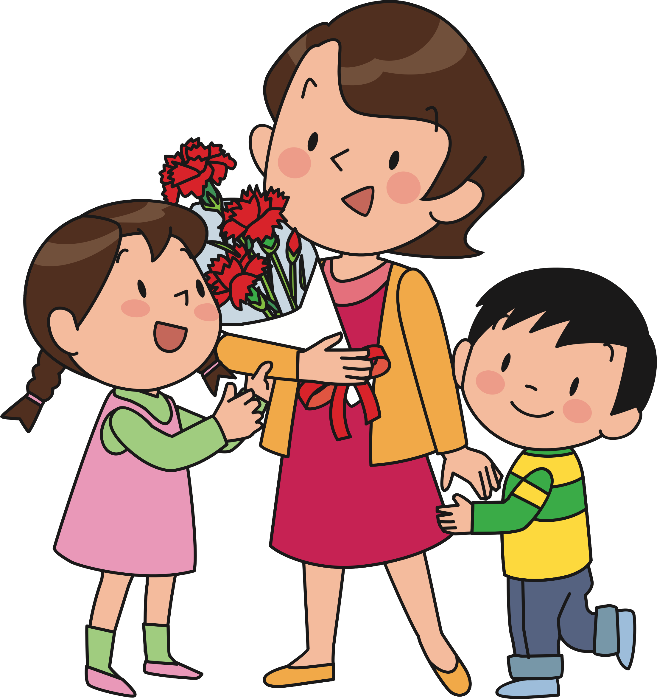 Child clip art transprent. Mother clipart motherly