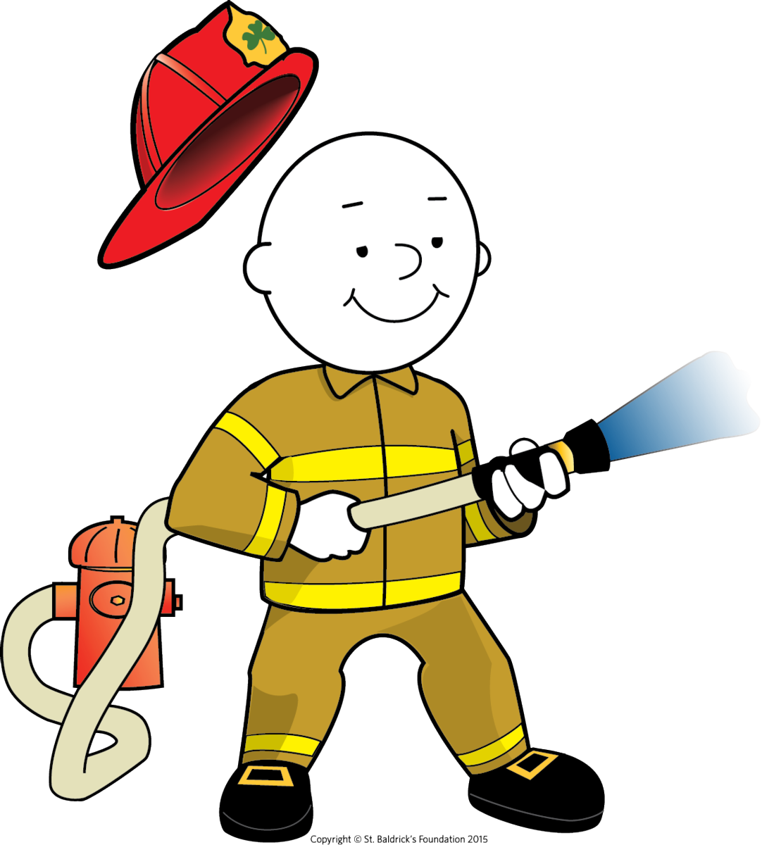 clipart woman fire fighter