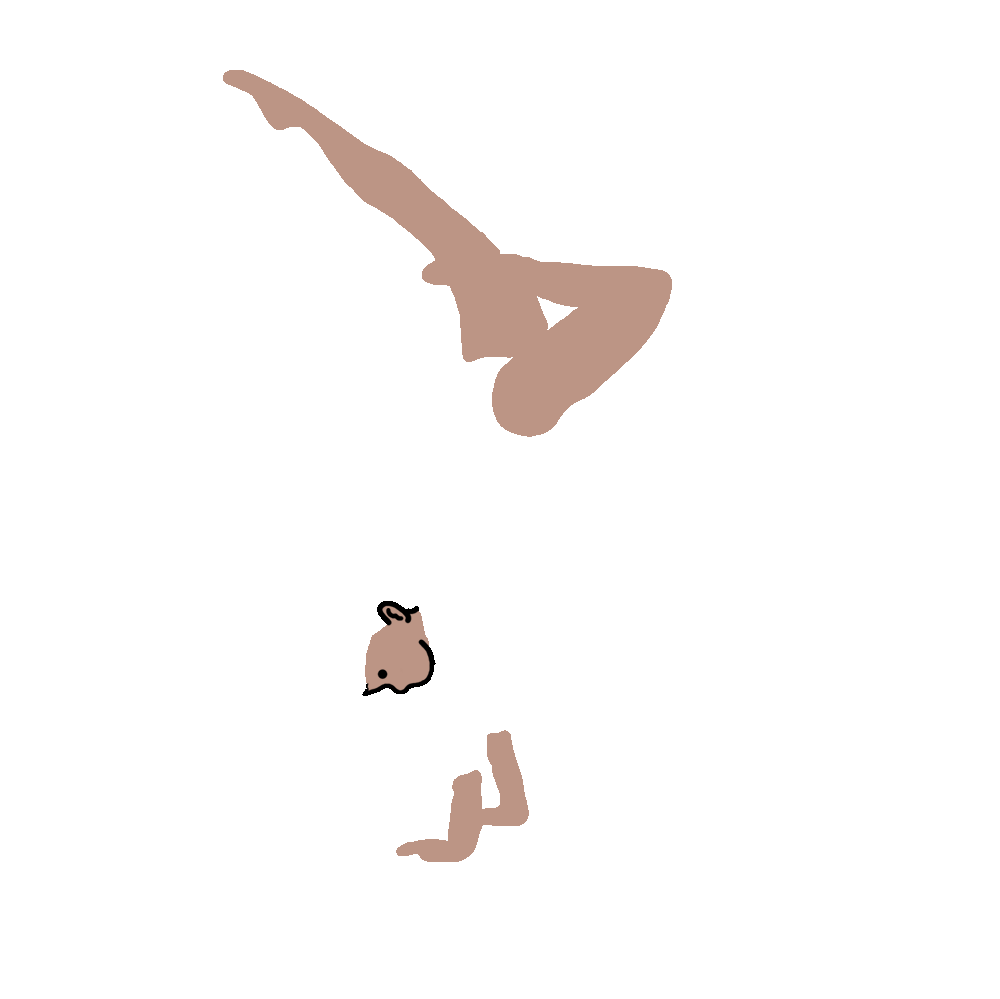 Gymnastics christmas ornament handstand. Clipart boy gymnast