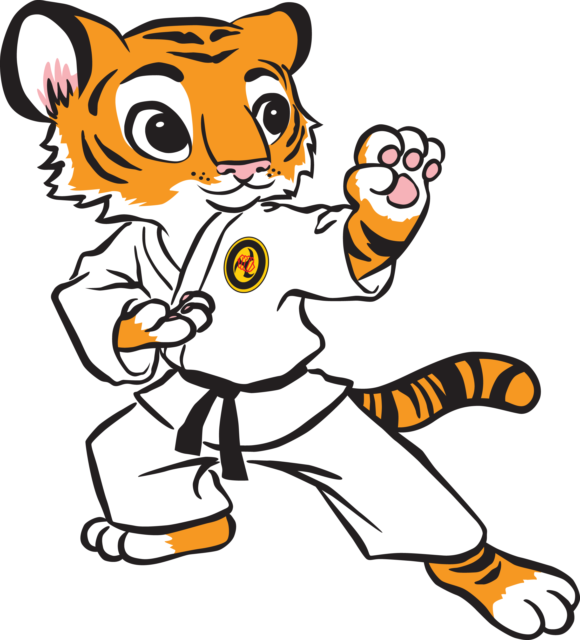 Clipart tiger kid.  collection of kids