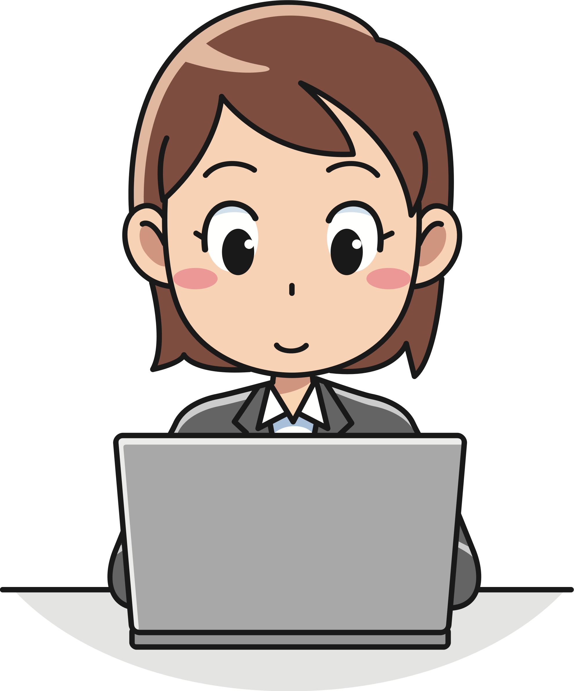 computer clipart typing