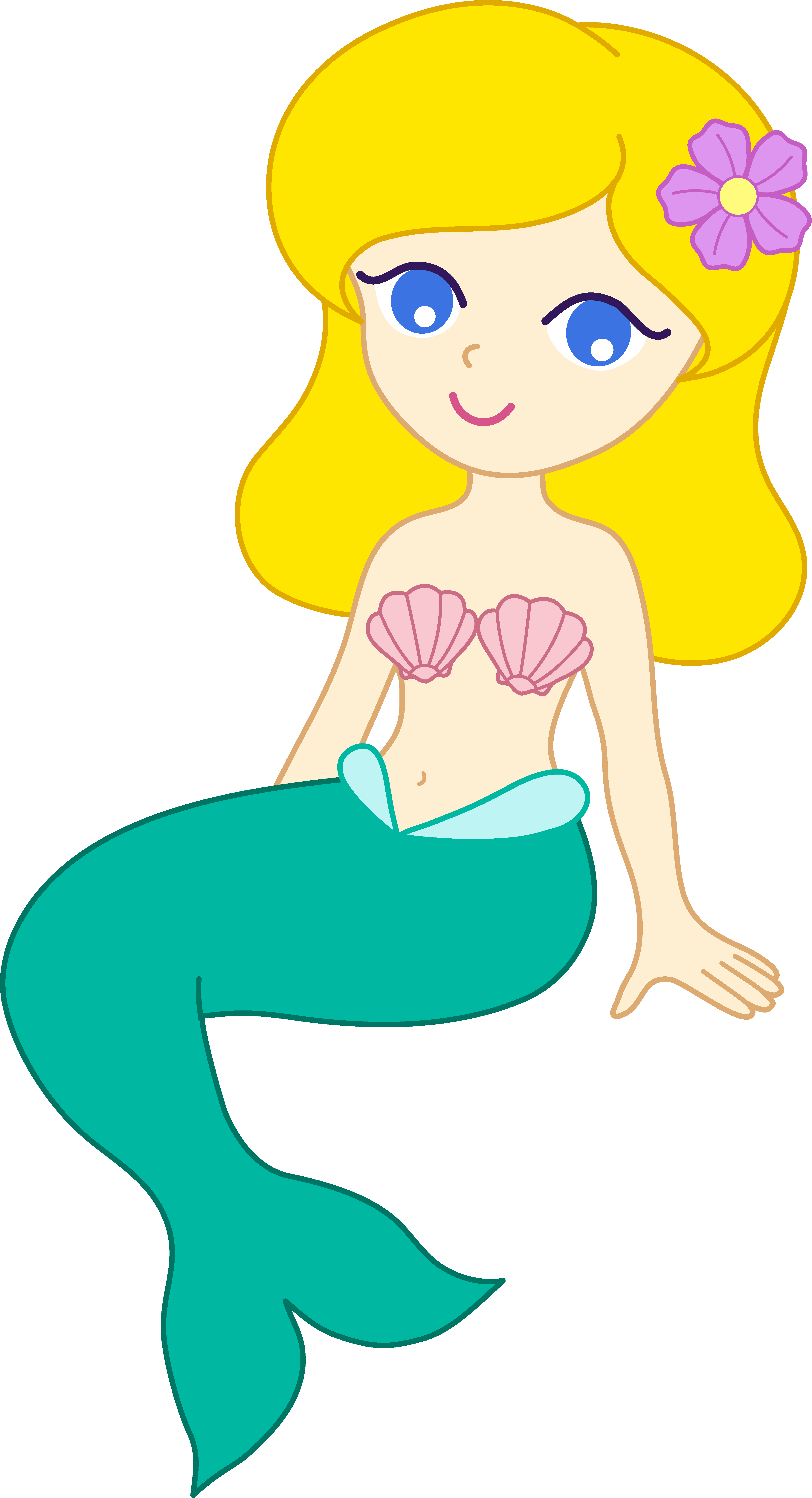 Mermaid clipart background. Free at getdrawings com