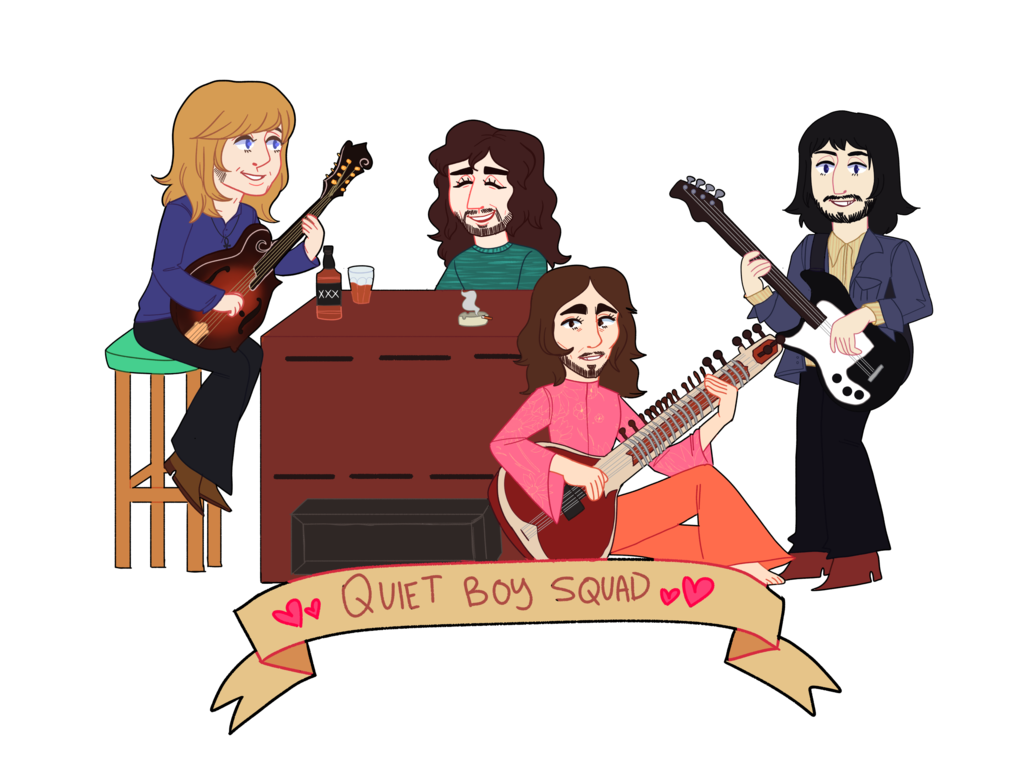 Music clipart rock. The quiet boys of