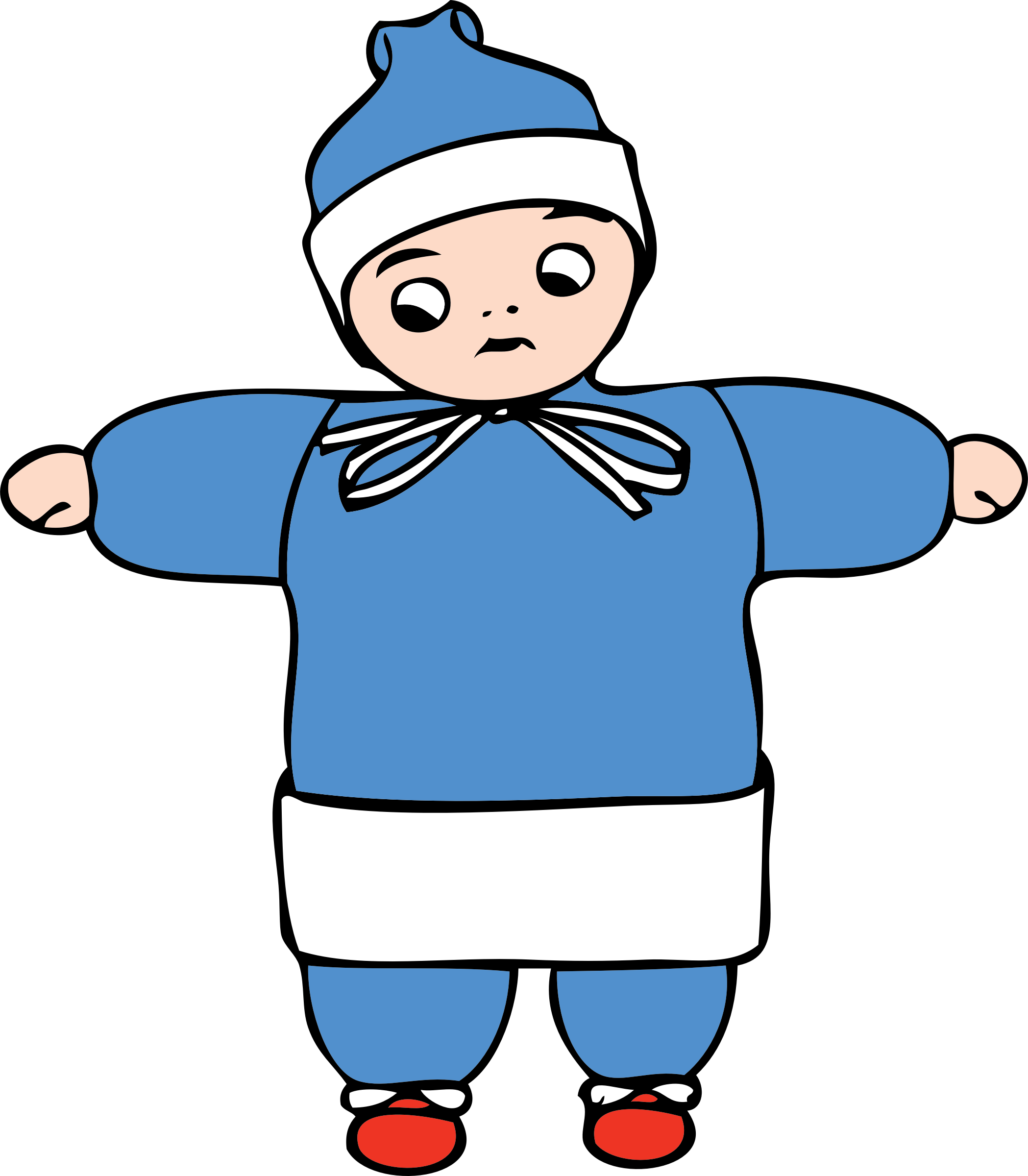 Clipart snow person. Child big image png