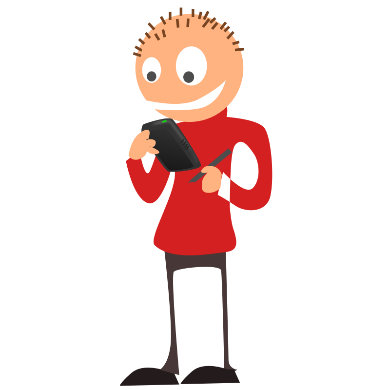Phone clipart person.  collection of on