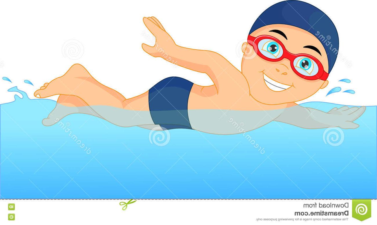 swimmer clipart little boy