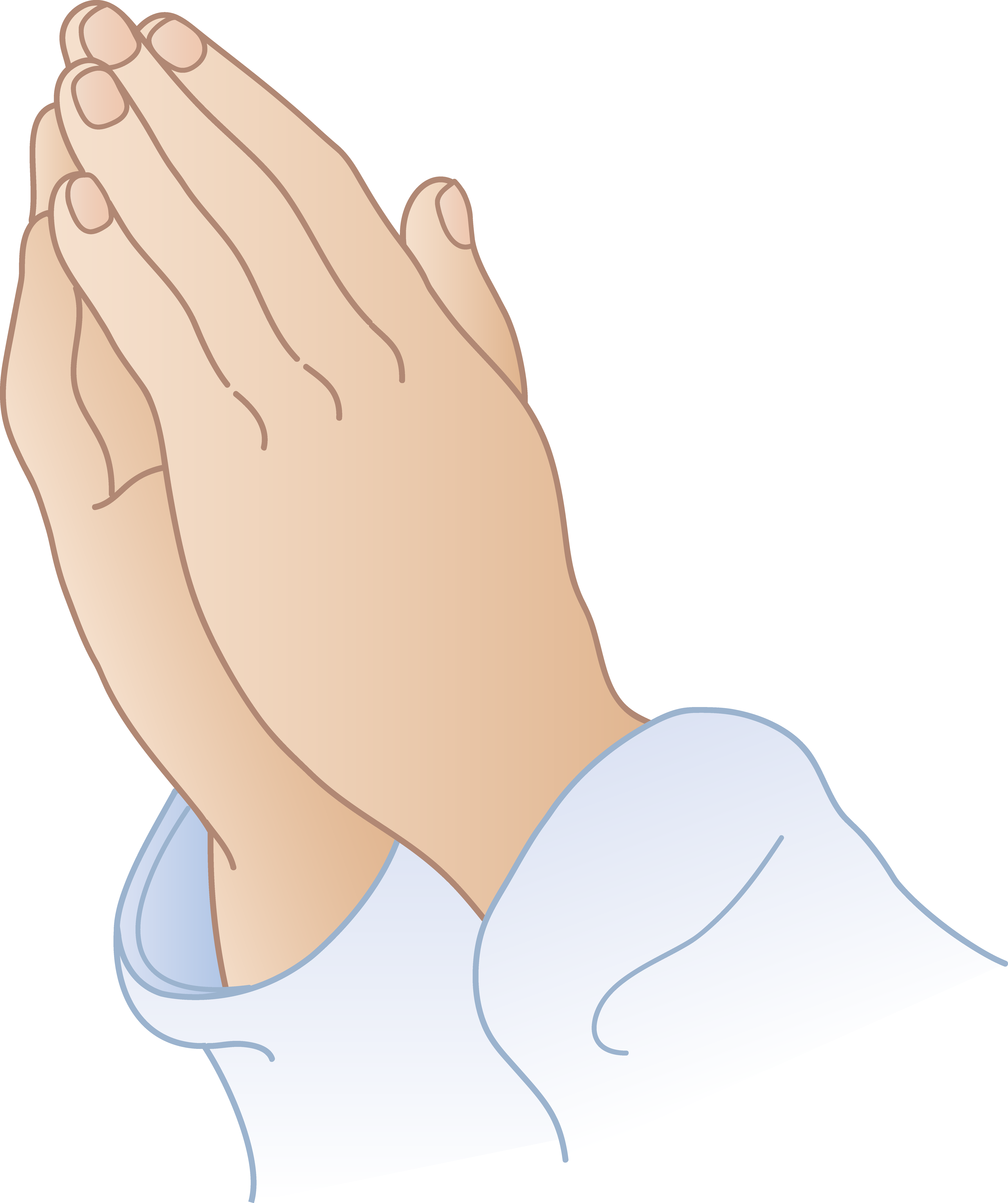 Praying hands free clip. Skin clipart two hand print