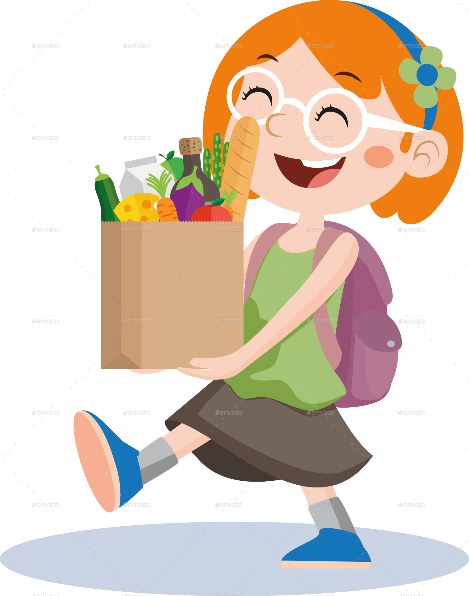 Shop clipart market. Shopping kids by nael