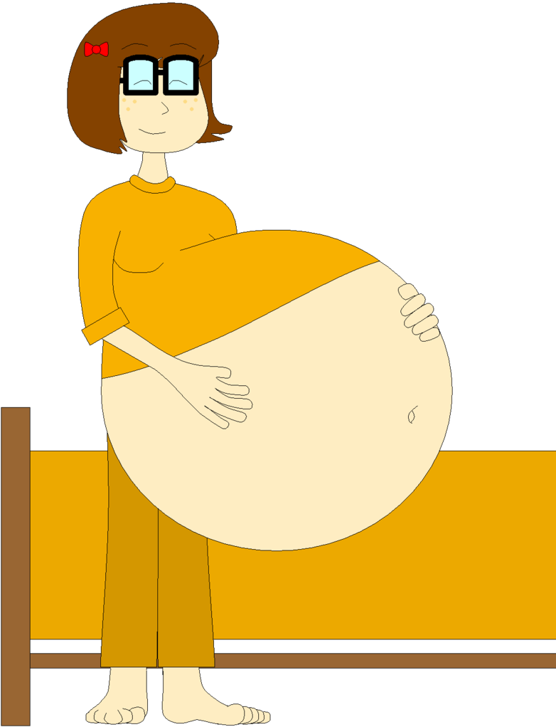 Clipart boy sleepover. Pregnant velma in the
