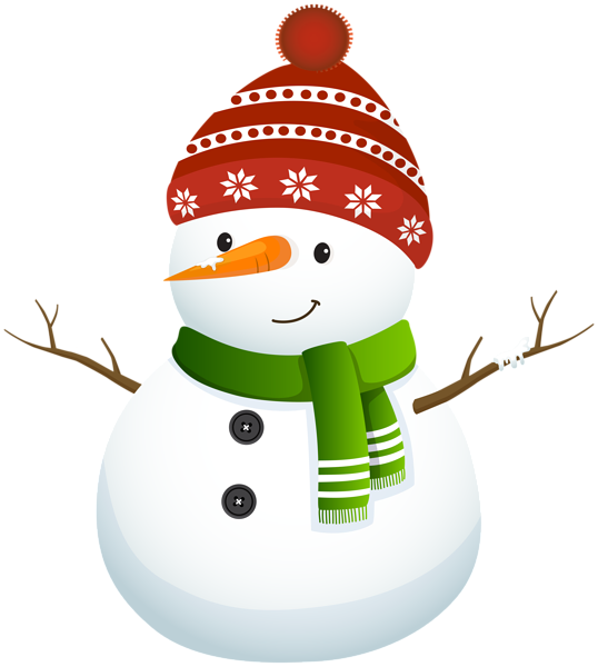 Snowman png clip art. Morning clipart holiday