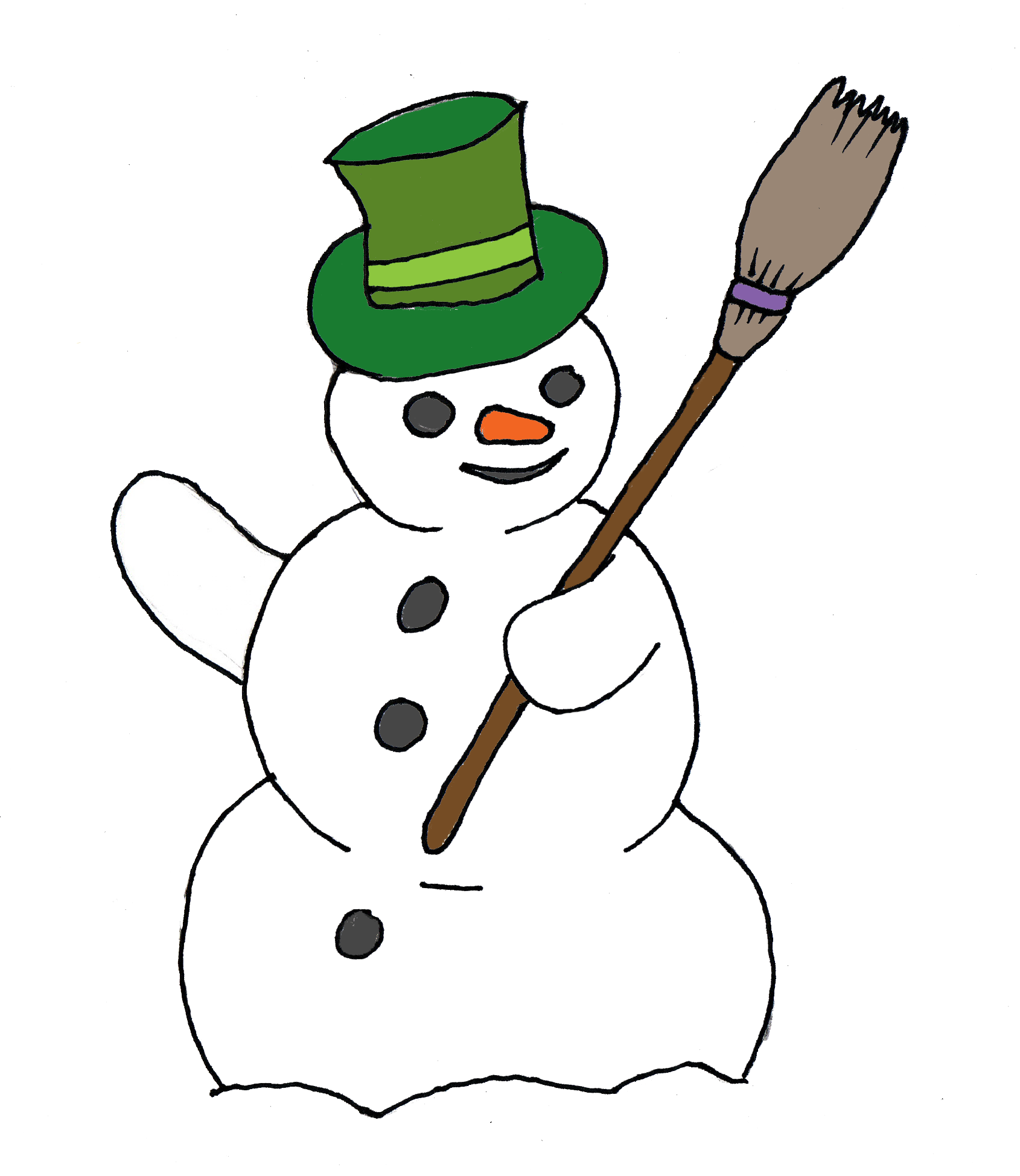 January clipart mini snowman. Winter poems songs and