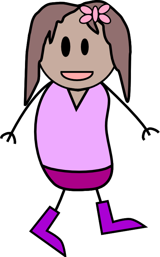 clipart girl person