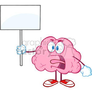 Mad clipart brain.  royalty free clip