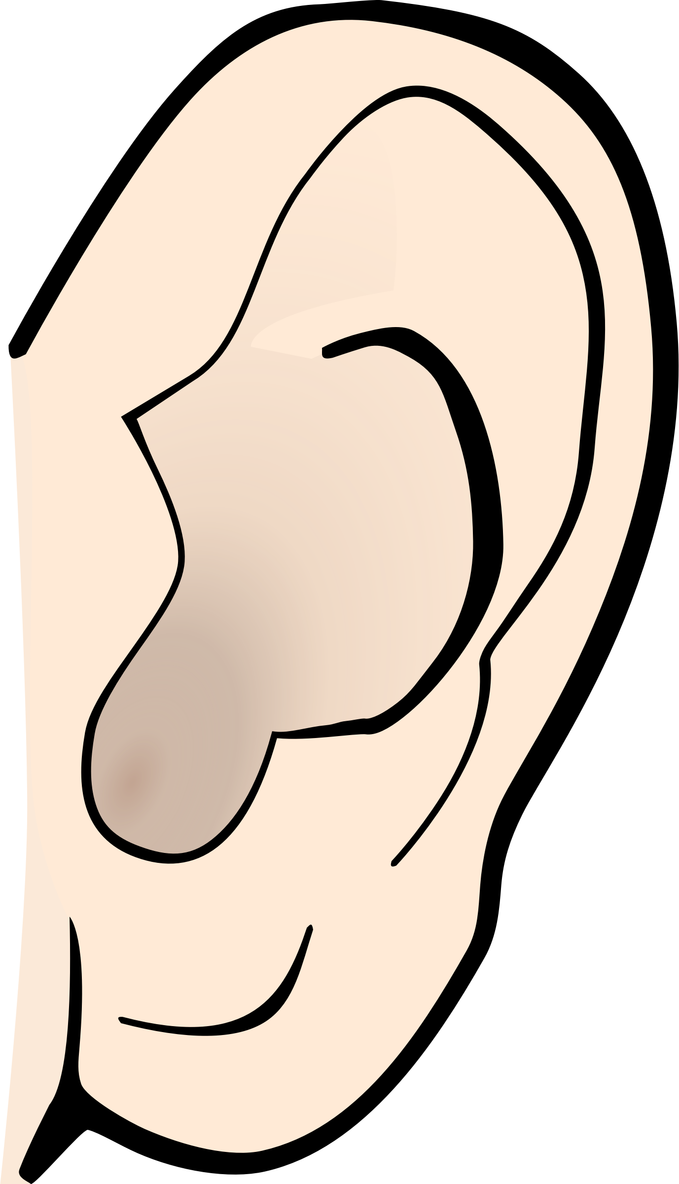  senses at getdrawings. Clipart ear hand over