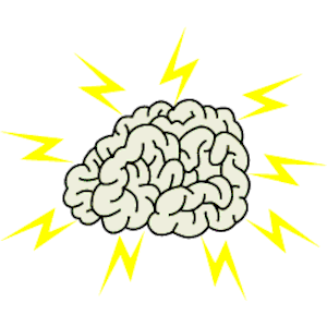 clipart brain face