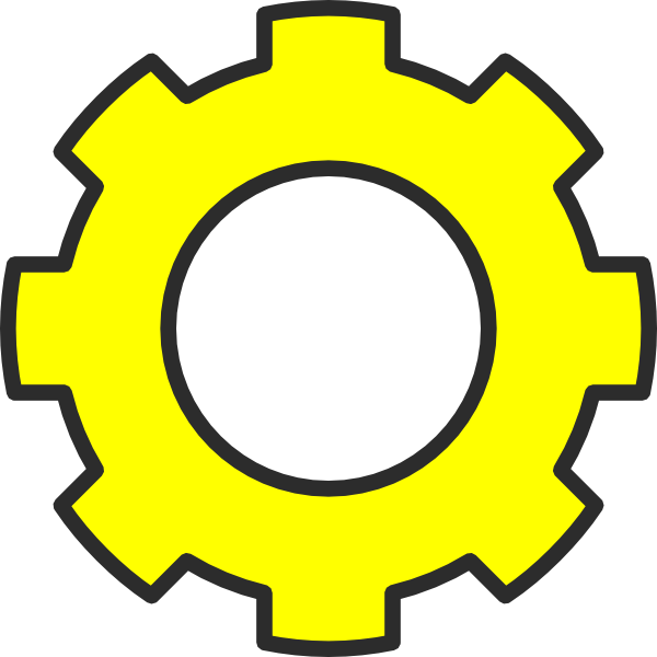 gears clipart border