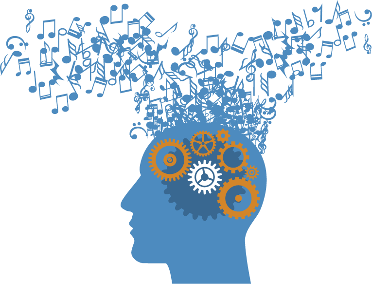 Clipart brain music. Advanced technologies creates the