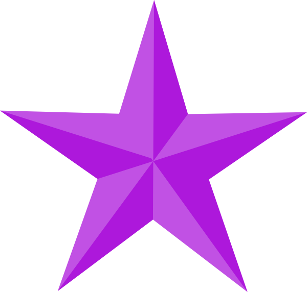 Exercise clipart sleep. Purple star clip art