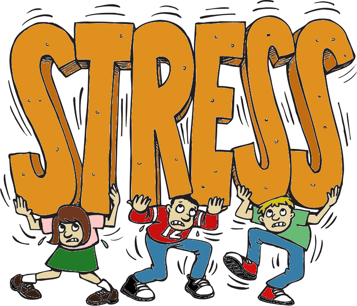 clipart student stressful