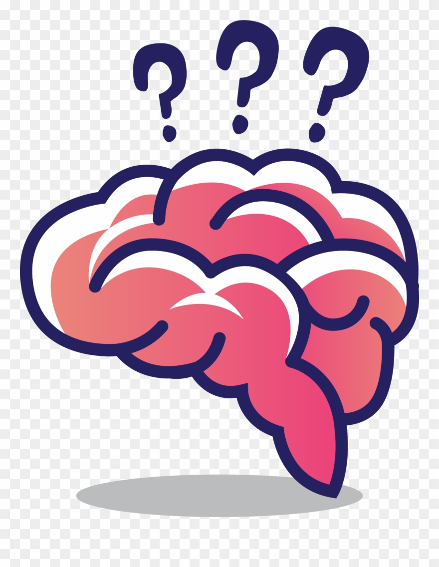 Cerebrum clip art transprent. Clipart brain thinking