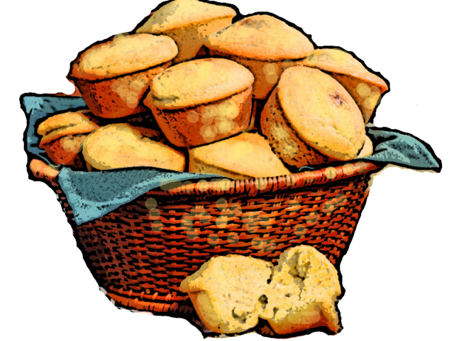muffins clipart cornbread