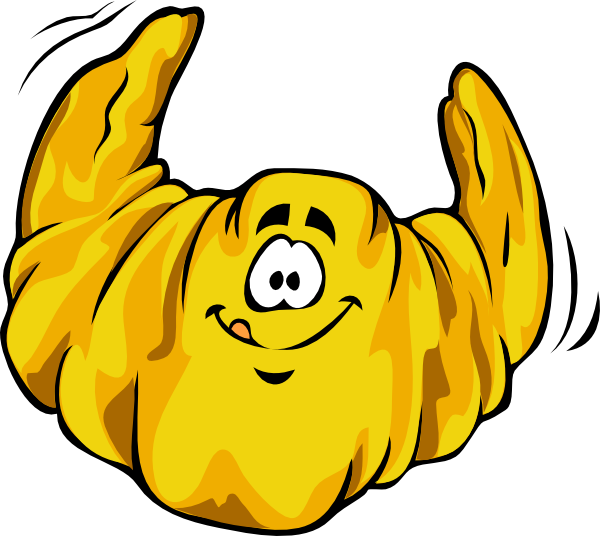 french clipart french croissant
