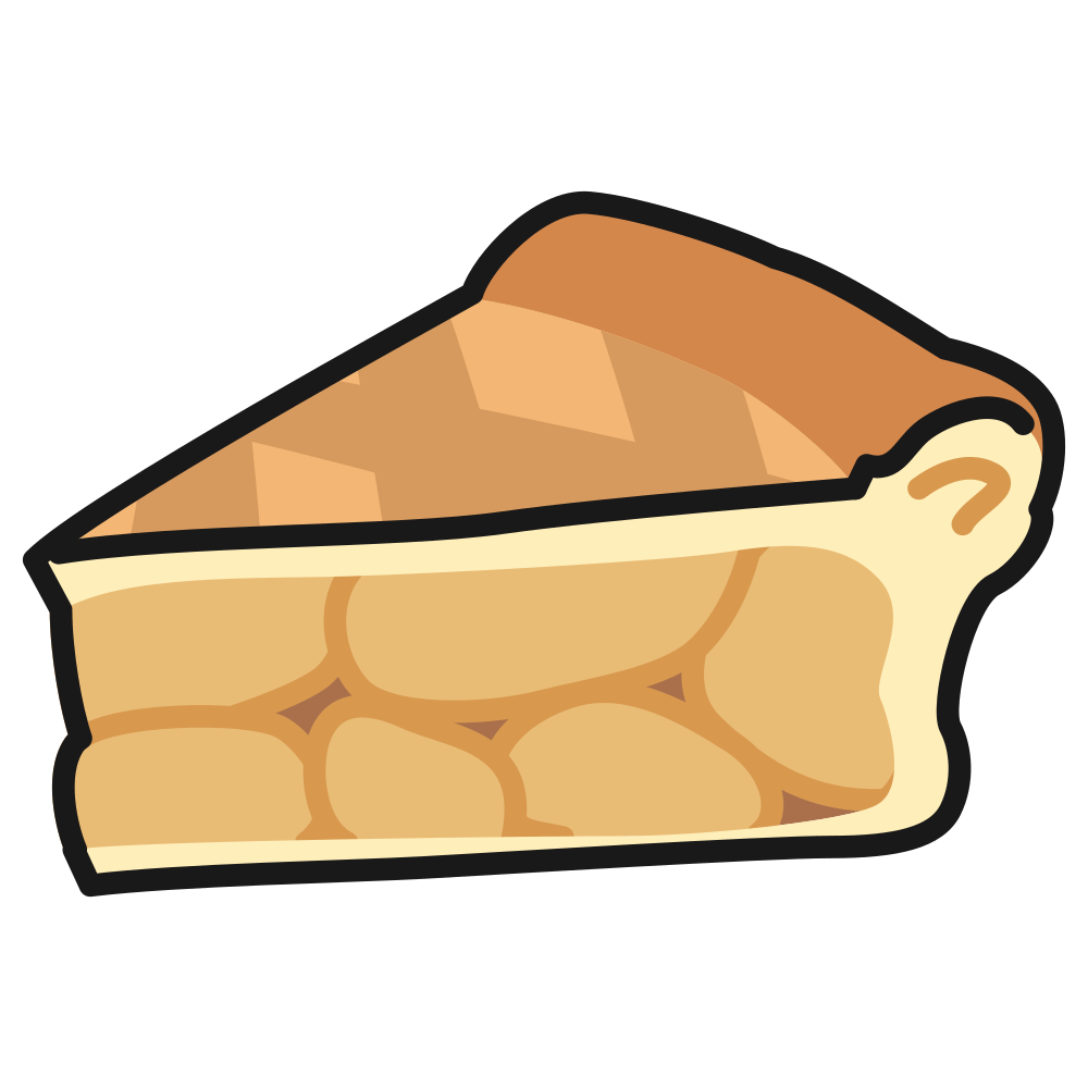 holly clipart pie