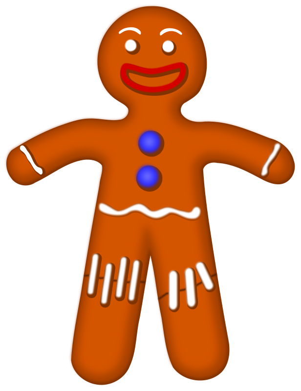  collection of gingerbread. Clipart person easy