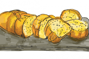clipart bread garlic bread