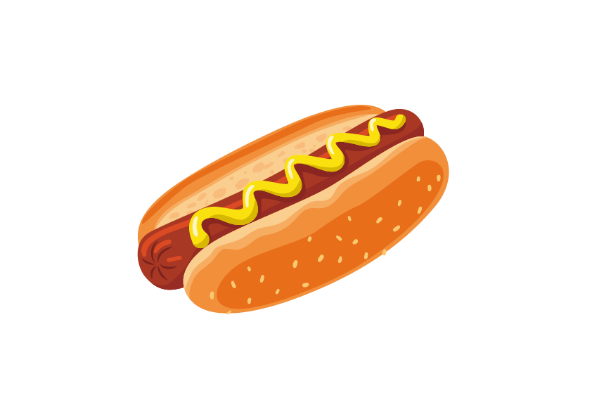 hotdog clipart sasuage
