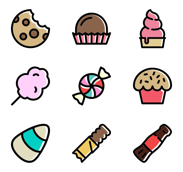 Bakery icons free vector. Make clipart bread