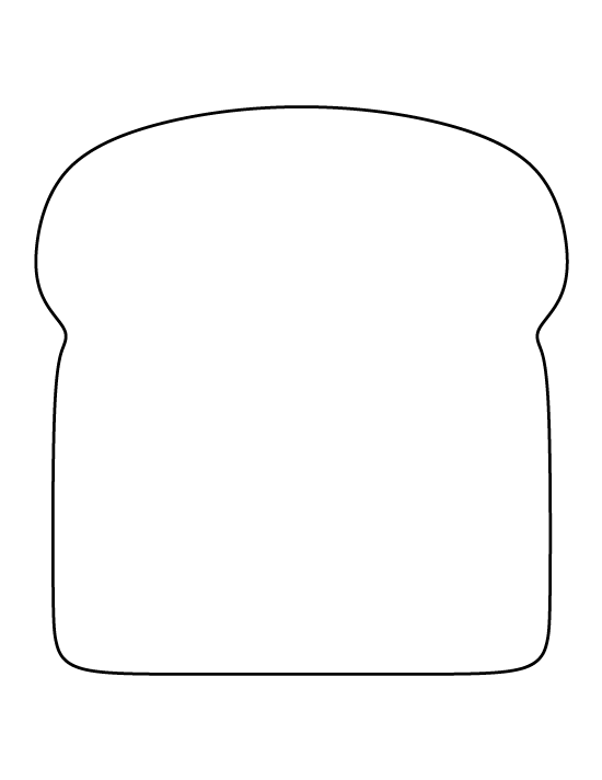 clipart bread template