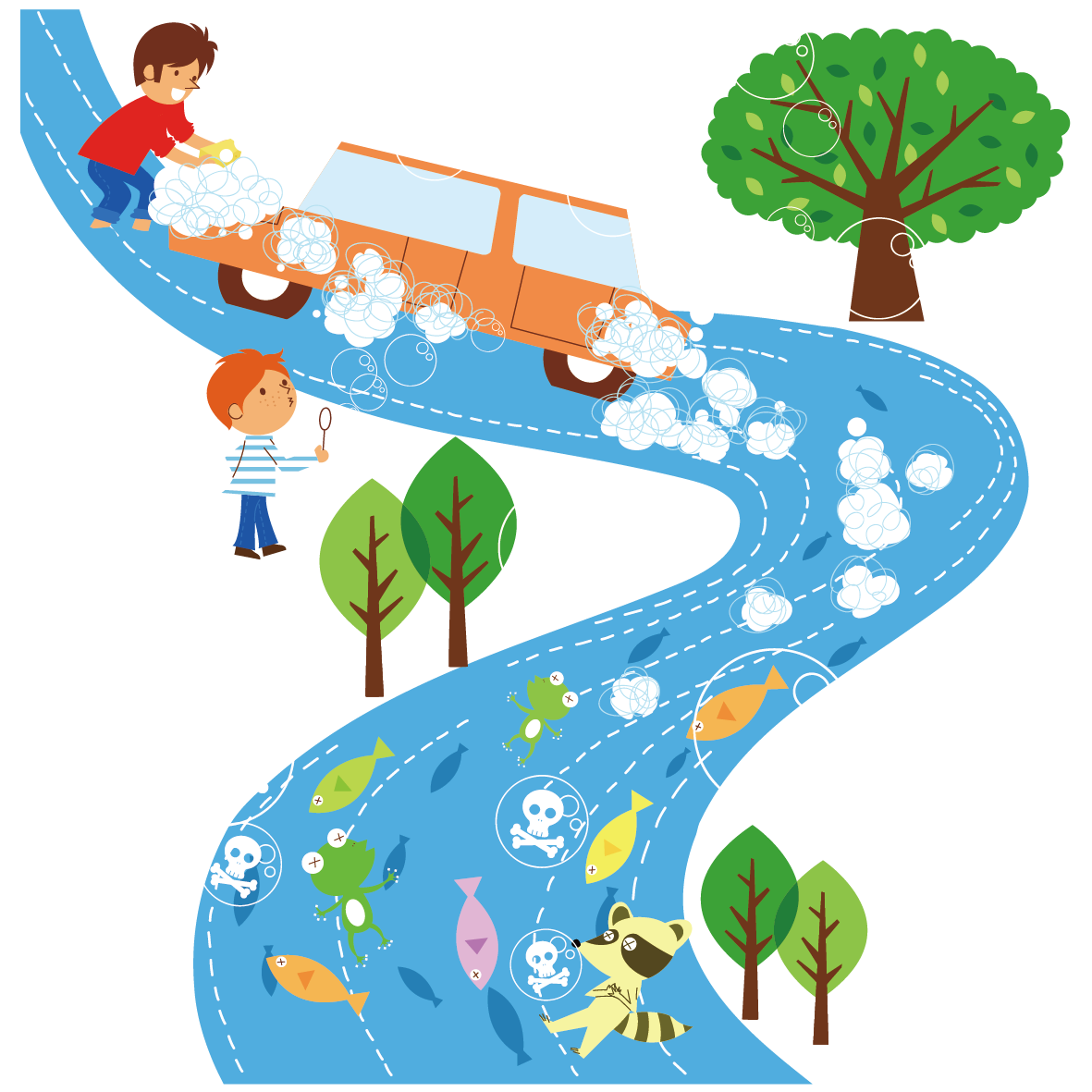 Water clip art the. Clipart earth pollution
