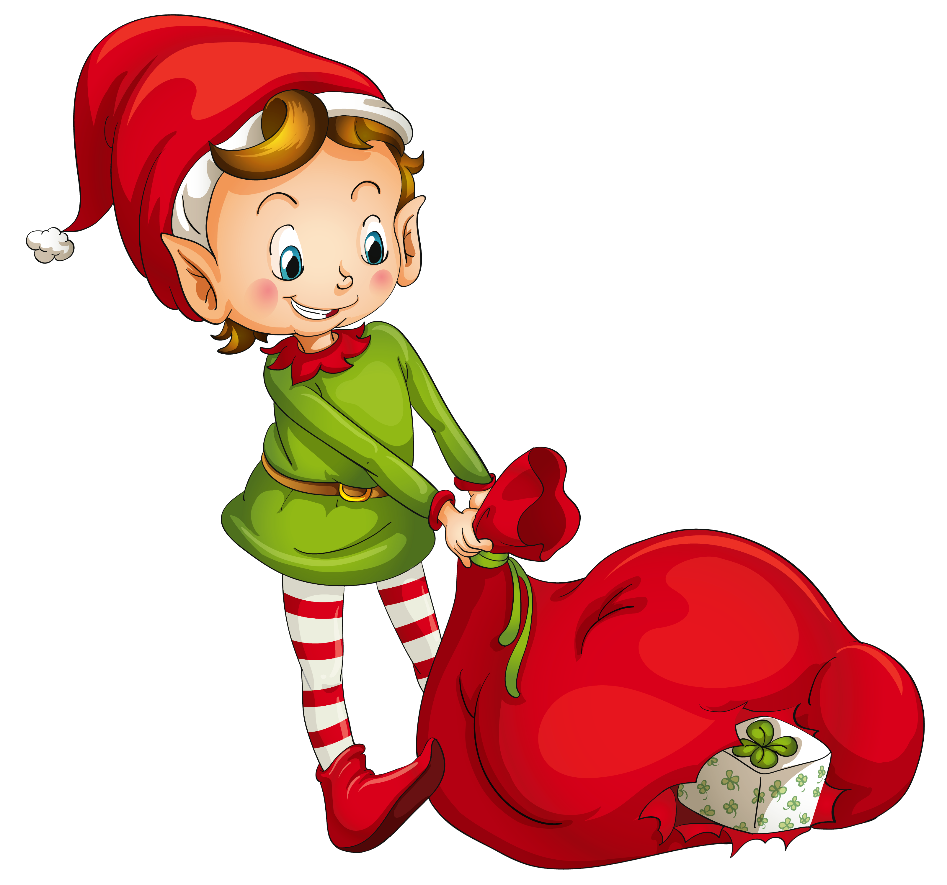 Christmas elves images cliparts. Night clipart goods