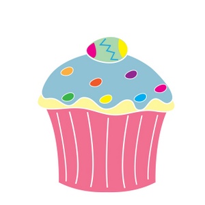 cupcake clipart easter
