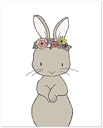 clipart bunny floral
