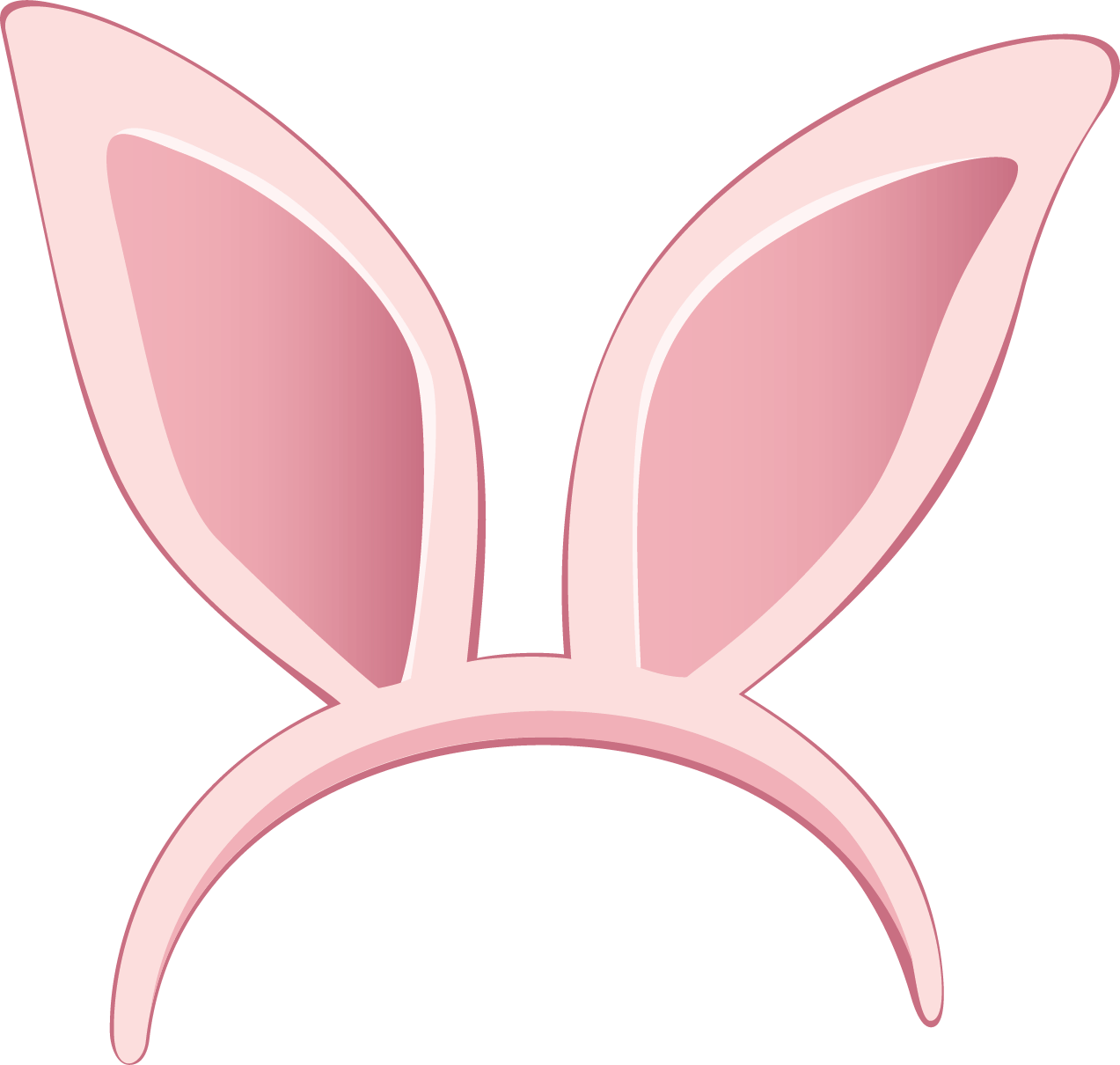 Rabbit ears drawing at. Clipart easter ear