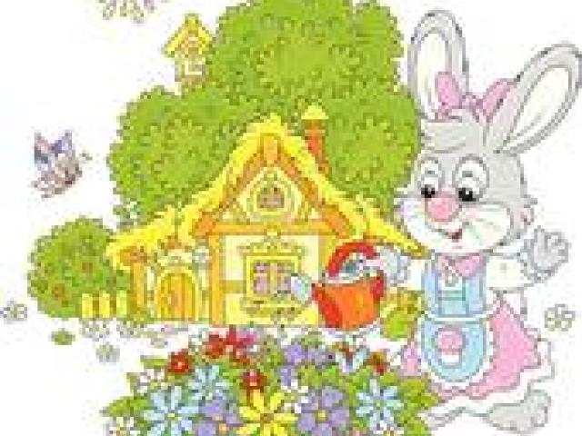 clipart bunny house